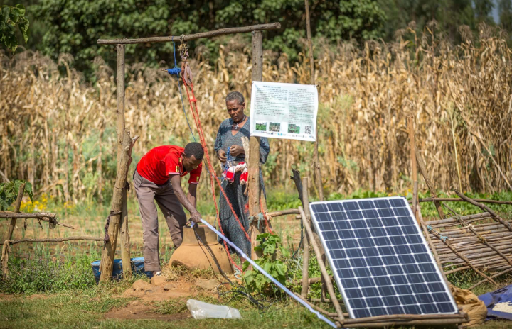 Hybrid solar systems installation by CHICHI EXIM Engineering in Kenya.